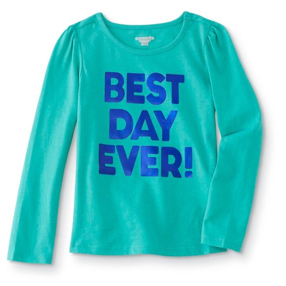 Toughskins Other - BEST DAY EVER Long Sleeve Girls Shirt